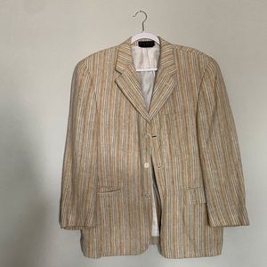 Multi-Colored Striped Blazer